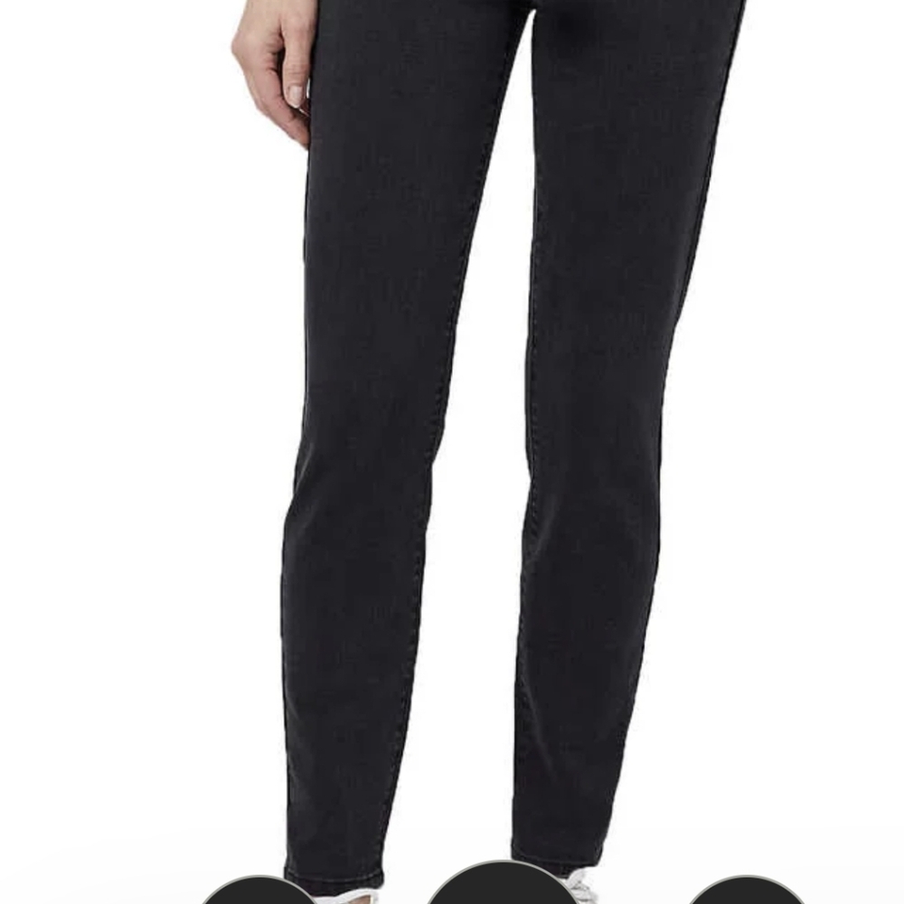 2 Pairs Of Buffalo Indigo And Black Hi Rise Mollie Straight Leg Jeans Size 10 - Picture 8 of 11